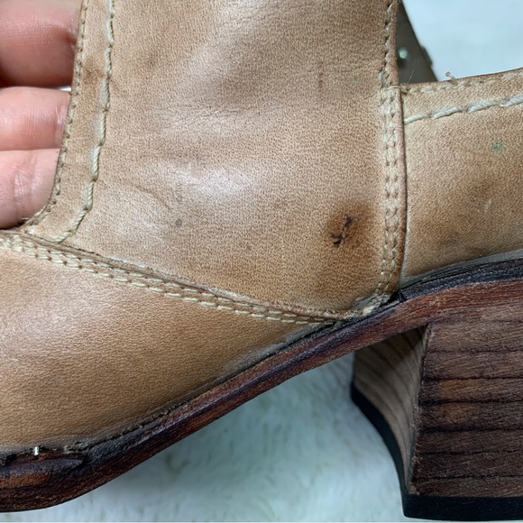 Free Bird by Steven Women's Blade In Taupe Chain Ankle Booties Size 7 - Picture 8 of 15